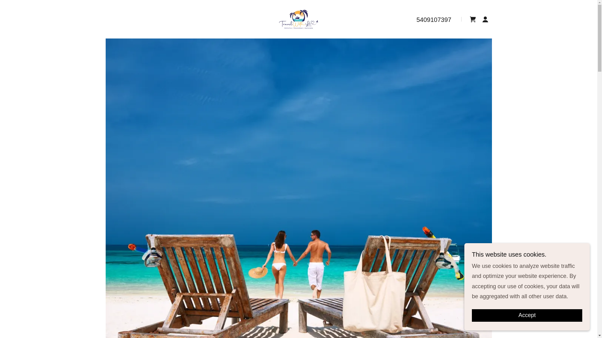 website screenshot of https://travelwithle.com/