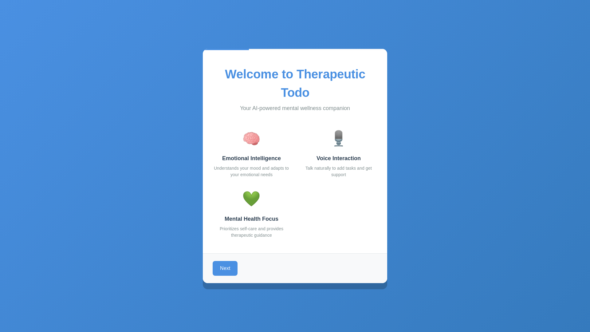 website screenshot of https://therapeutic-todo.pages.dev/