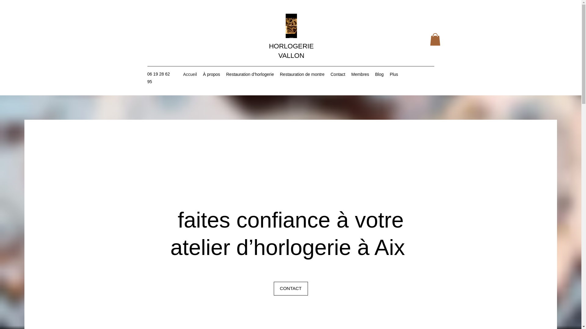 website screenshot of https://horlogerievallon.fr/
