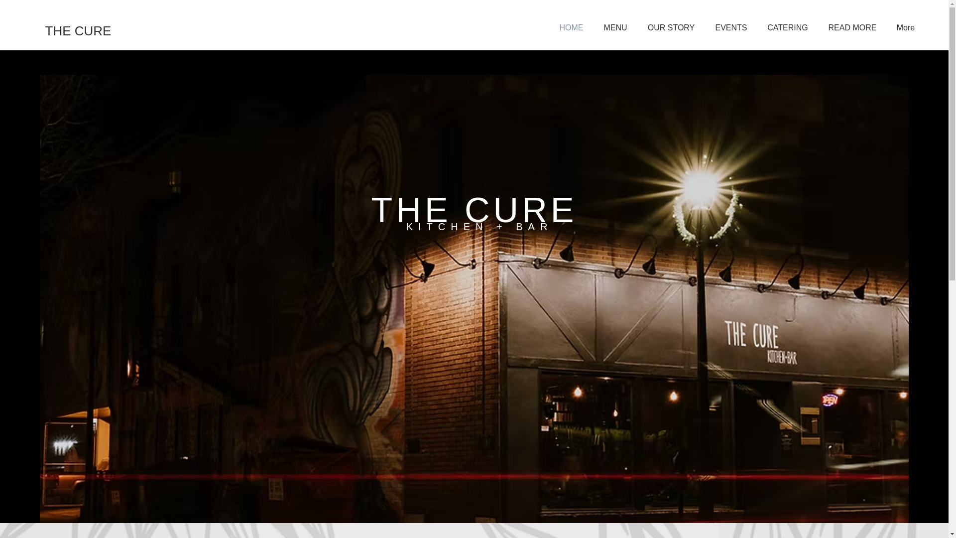 website screenshot of https://thecureregina.ca/