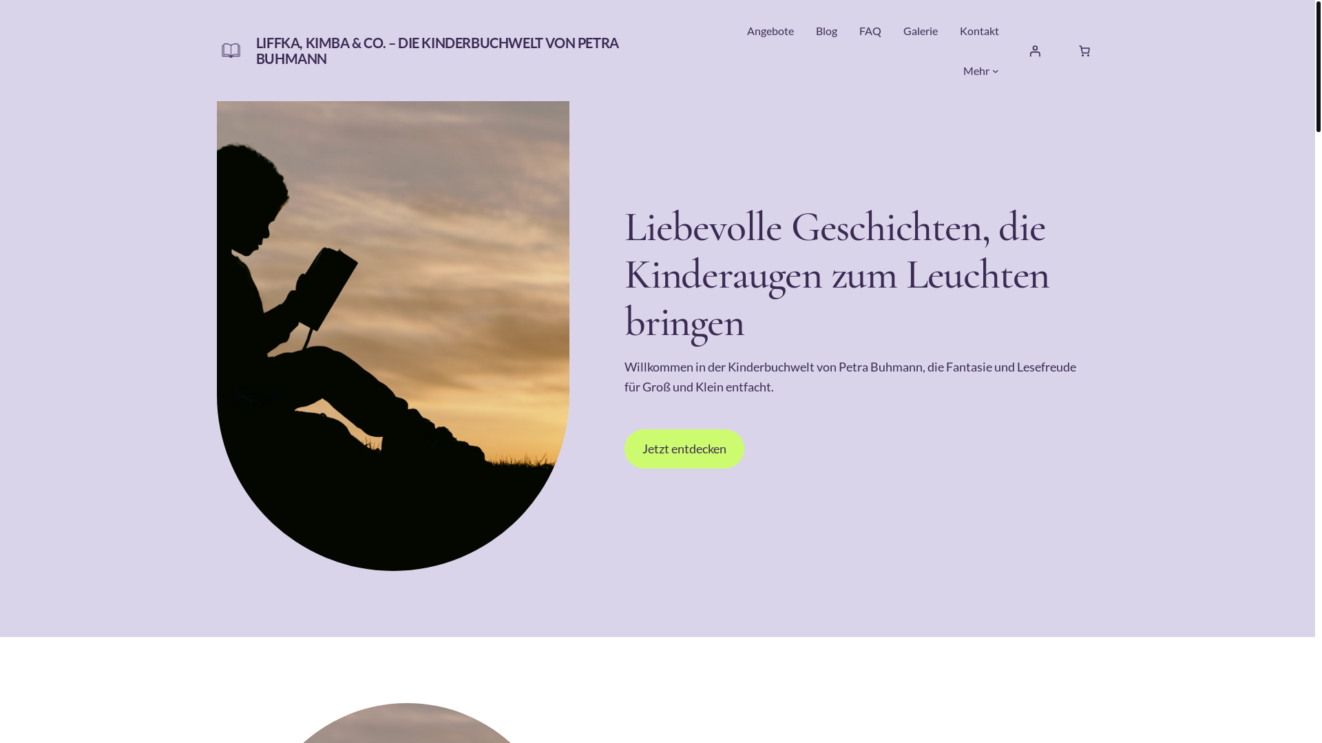 website screenshot of https://ichliebelesen.com/