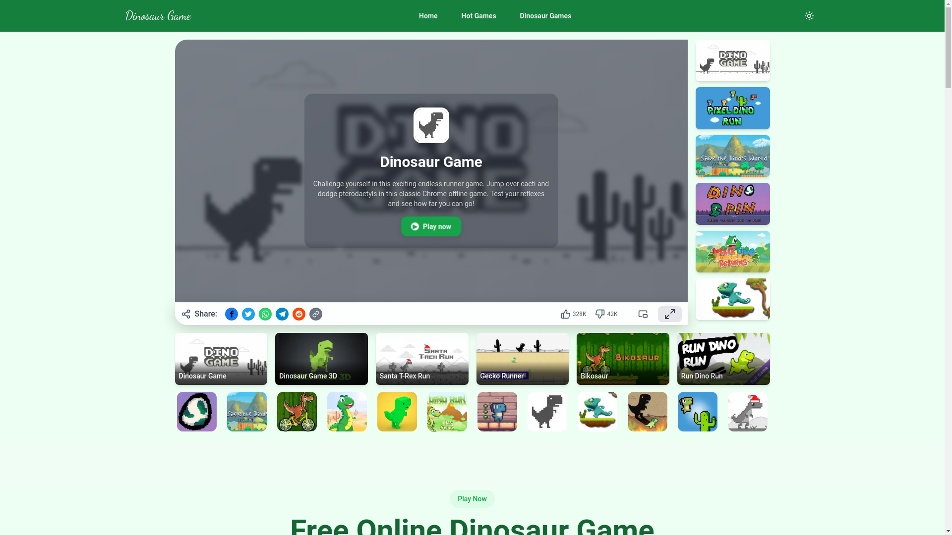 website screenshot of https://play-dinosaur-game-com.pages.dev/