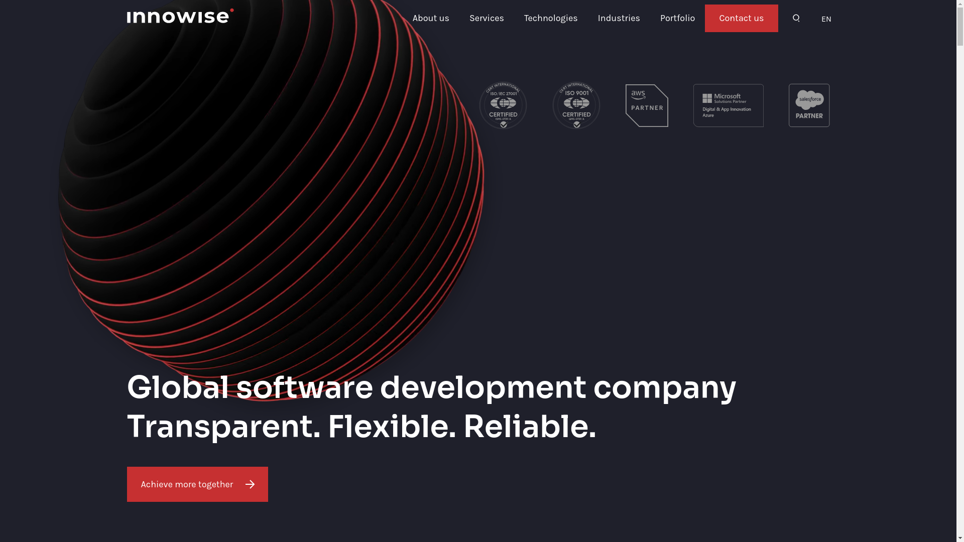 website screenshot of https://innowiseleading.com/