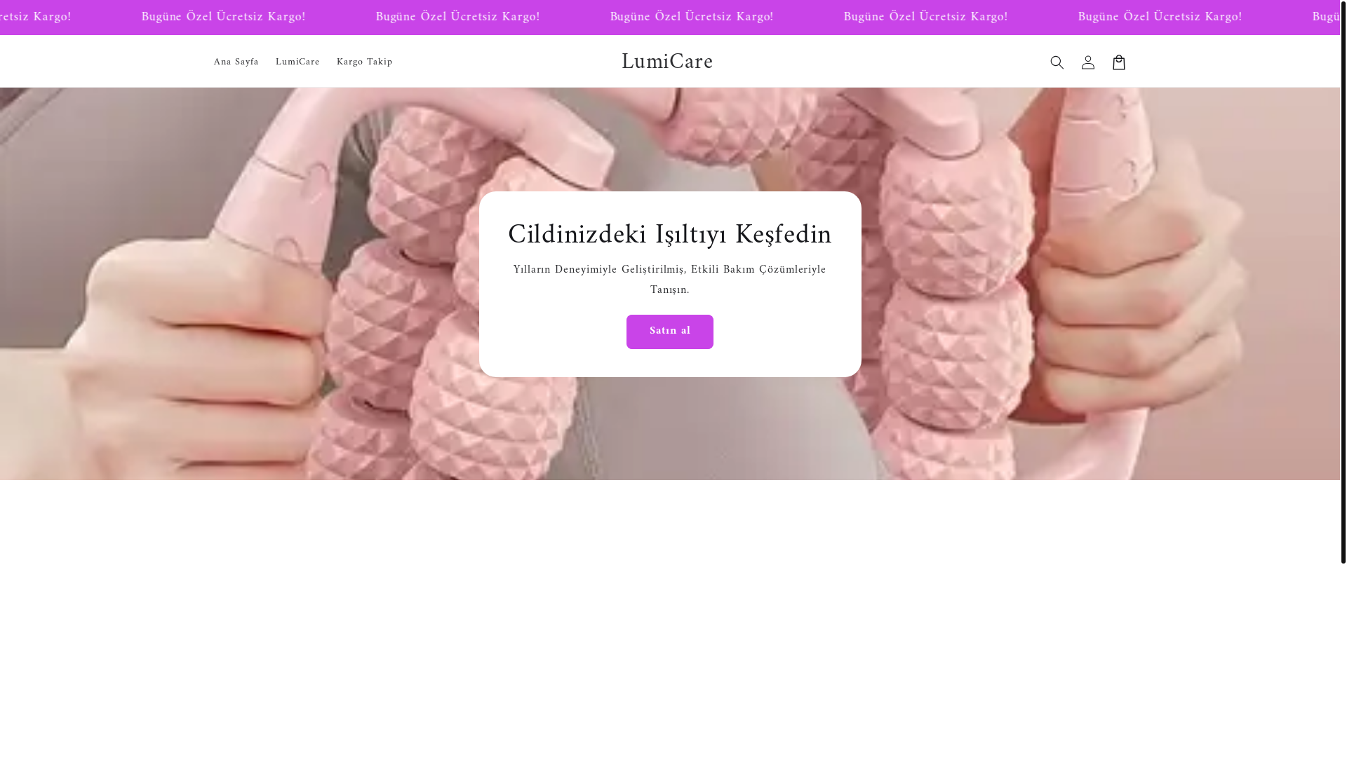 website screenshot of https://lumicare.com.tr/