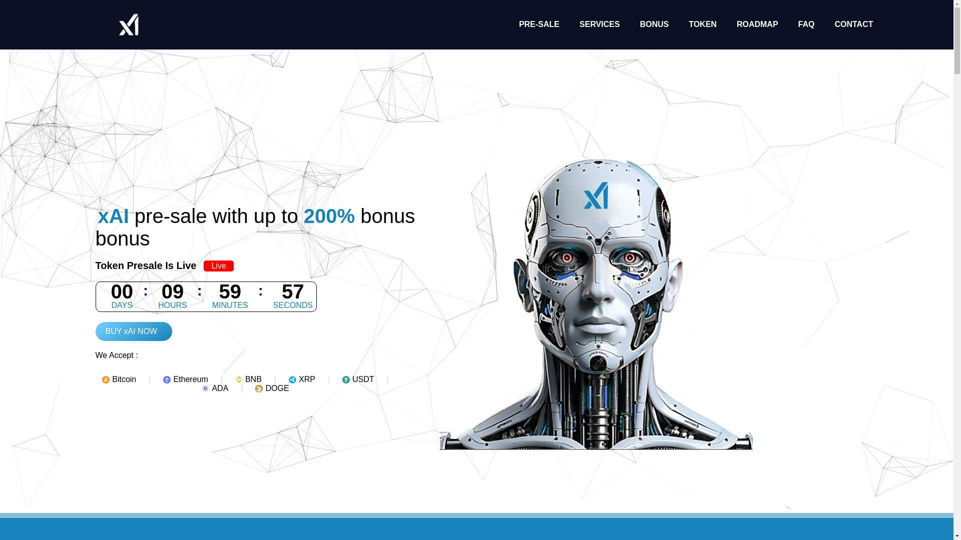 website screenshot of https://livexai.net/