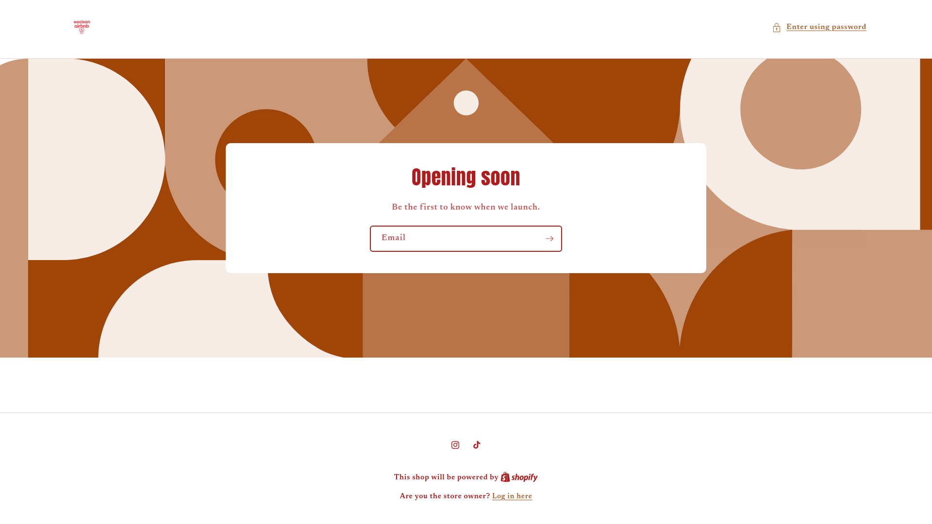 website screenshot of https://wecleanairbnb.com.au/