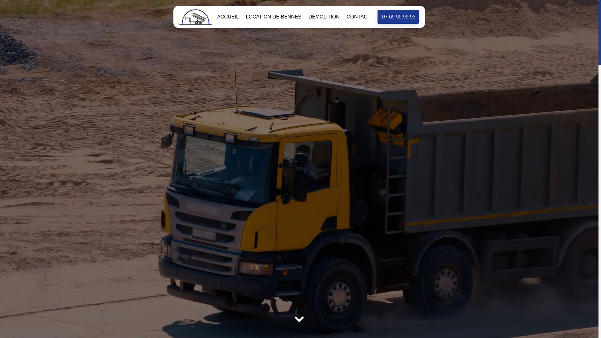 website screenshot of https://caron-demolition-35.fr/