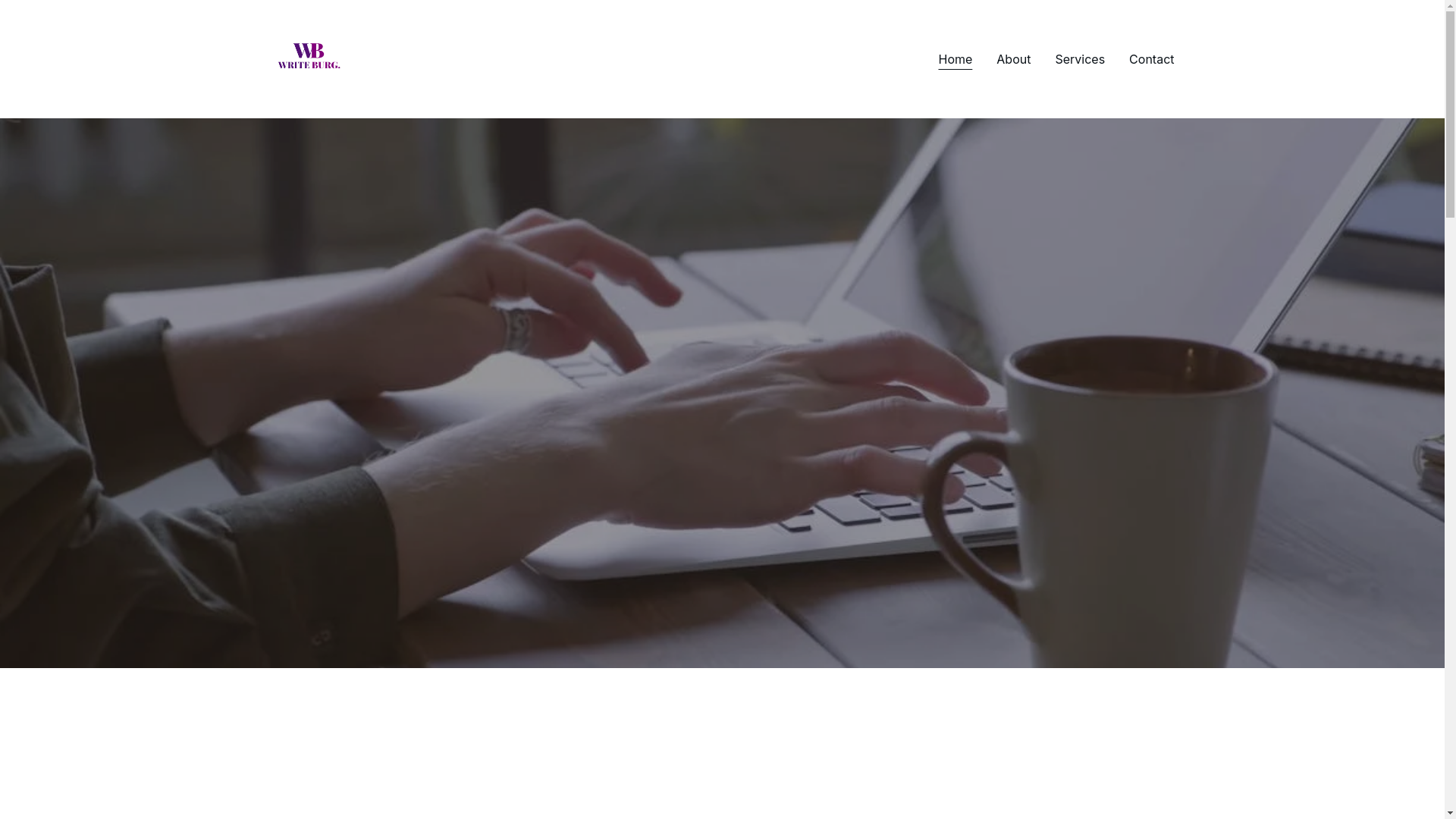 website screenshot of https://writeburg.shop/