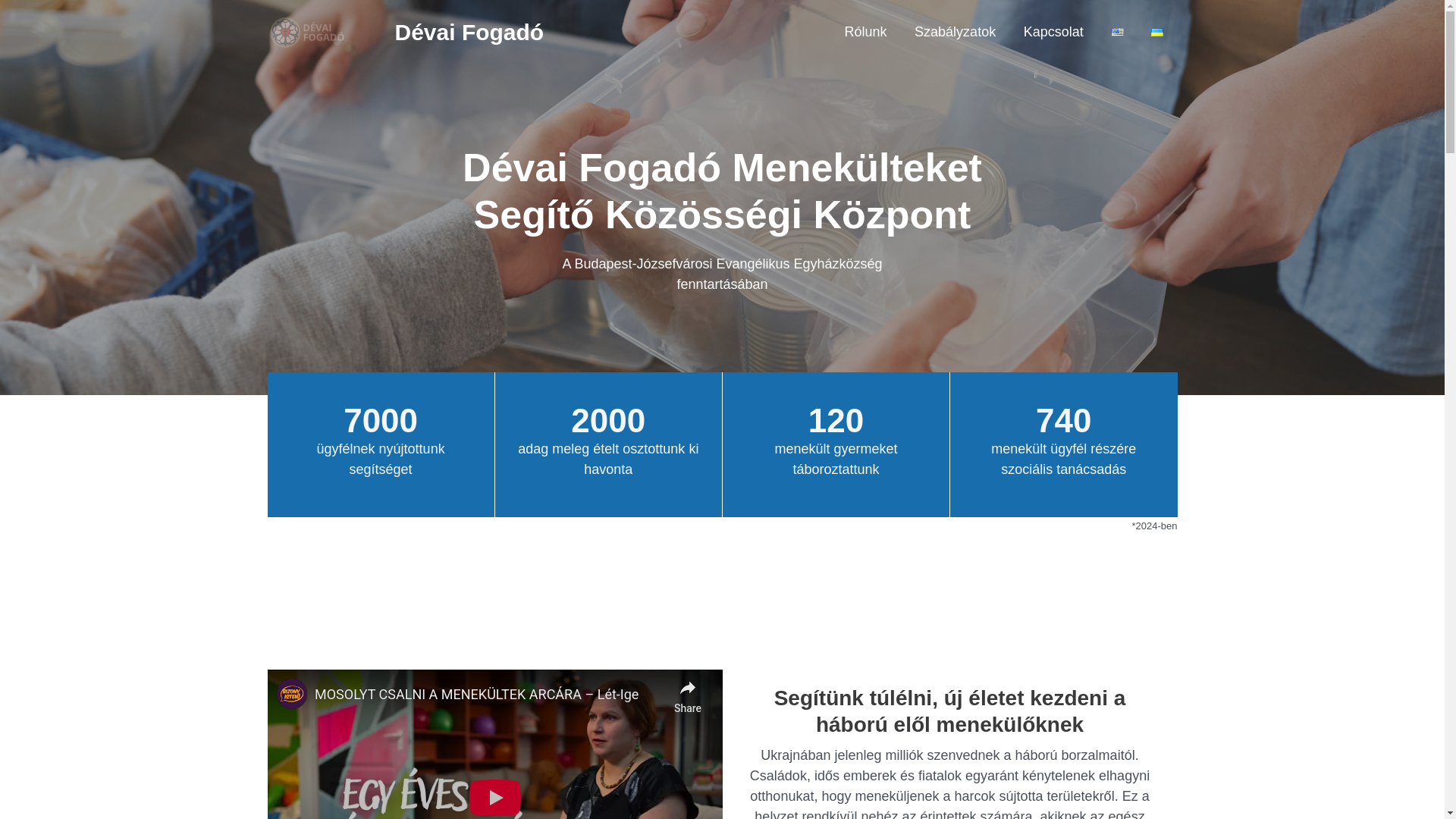 website screenshot of https://mandakhaz.hu/