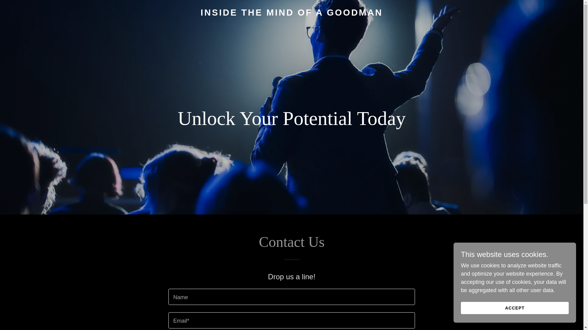 website screenshot of https://insidethemindofagoodman.com/