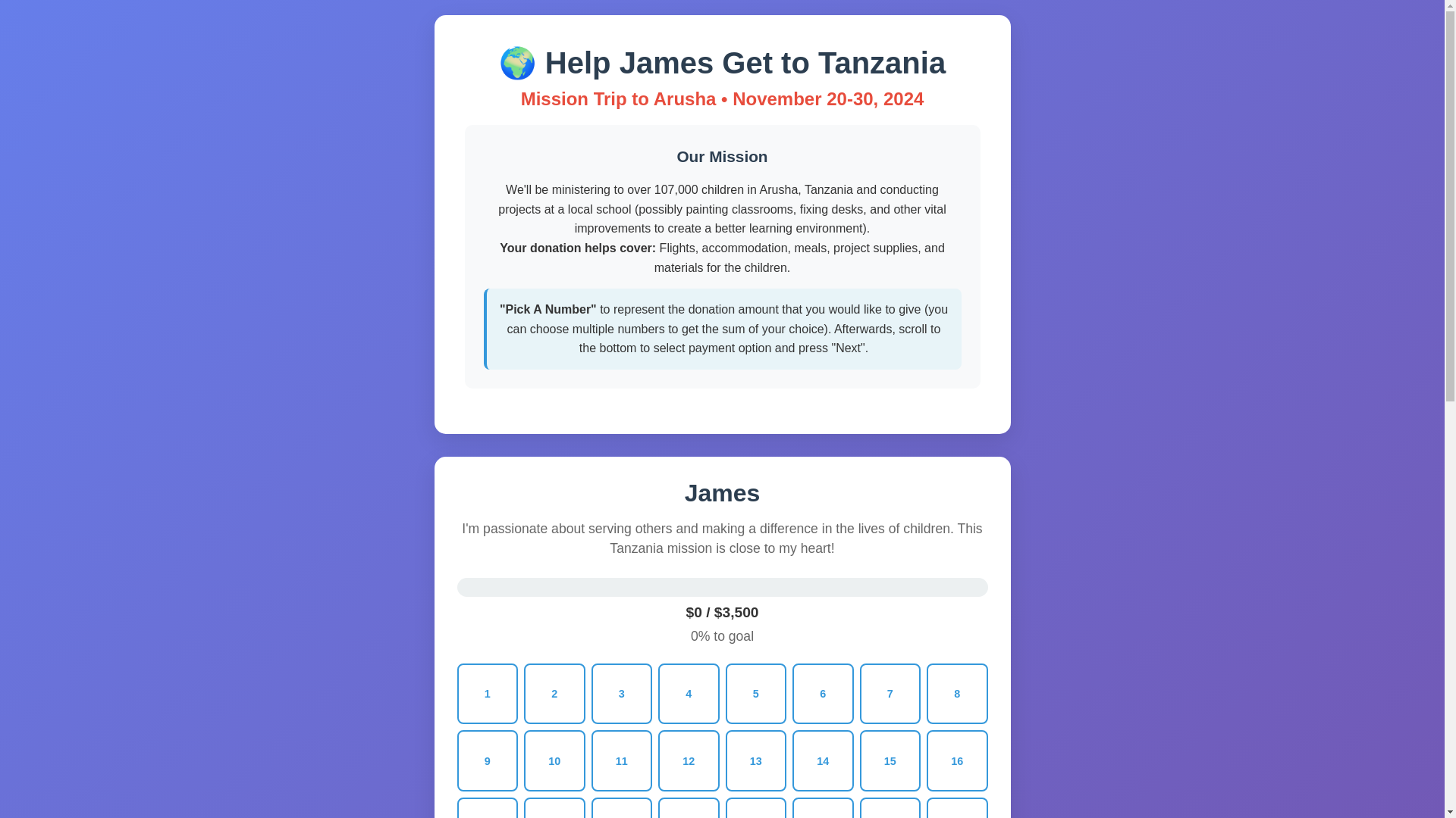 website screenshot of https://familytoafrica.org/