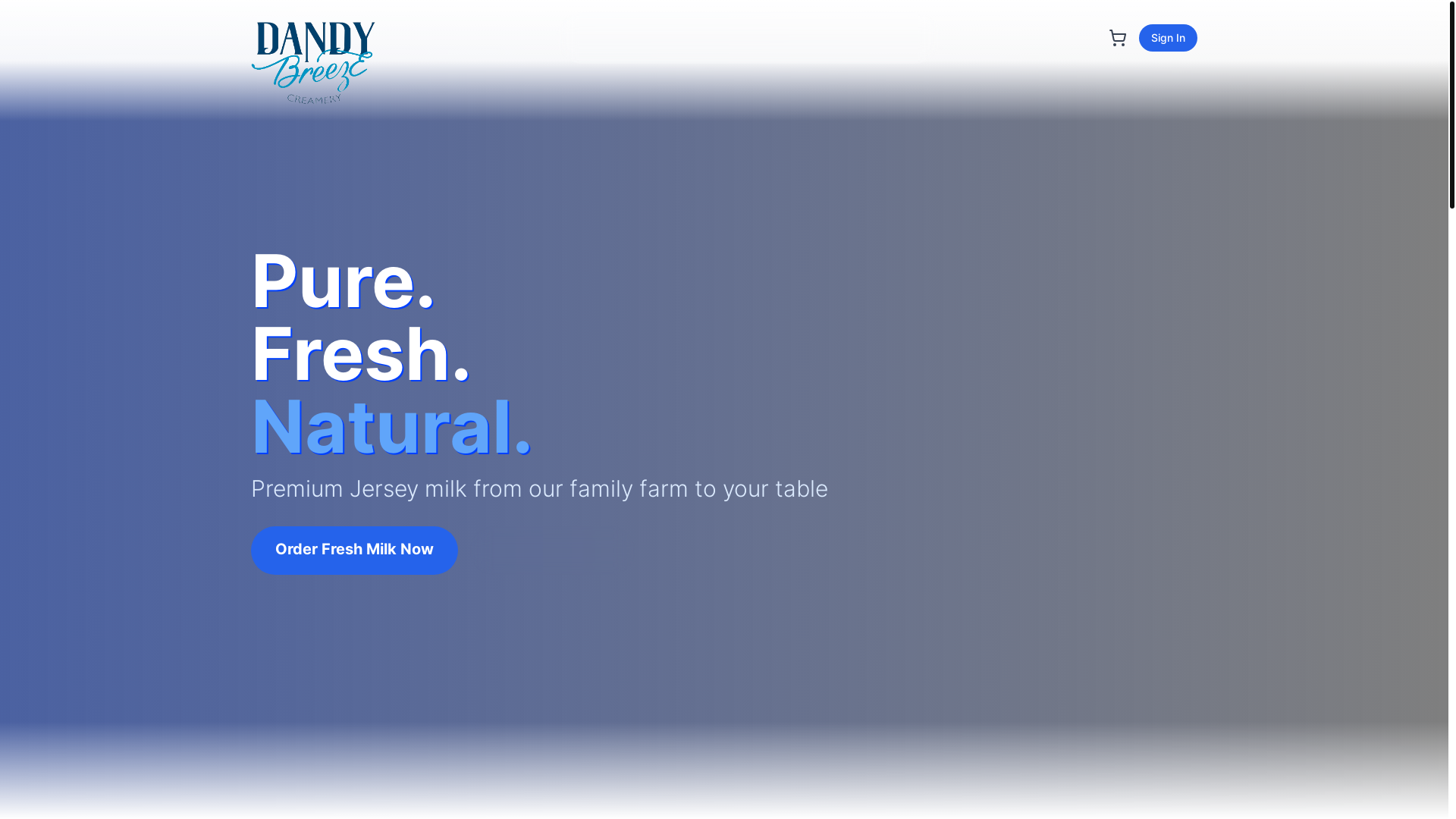 website screenshot of https://dandybreeze.pages.dev/