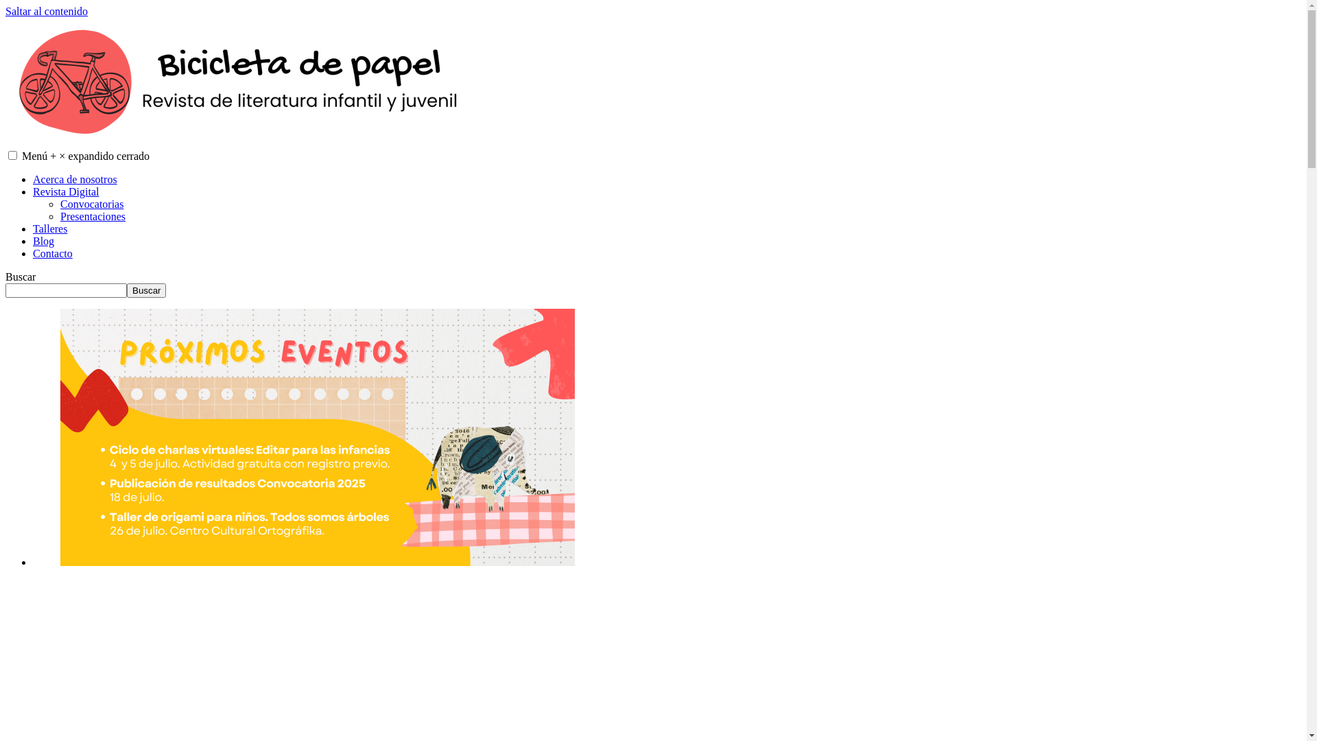 website screenshot of https://revistabicicletadepapel.com/