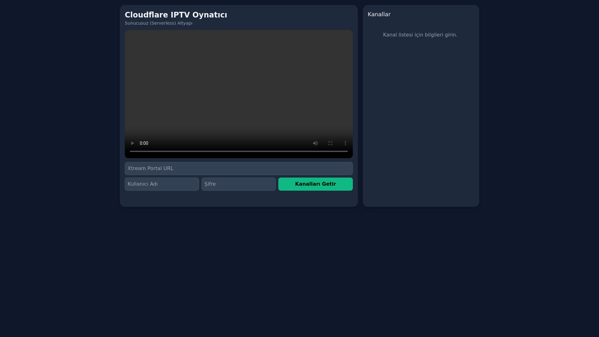website screenshot of https://iptvcpt.pages.dev/
