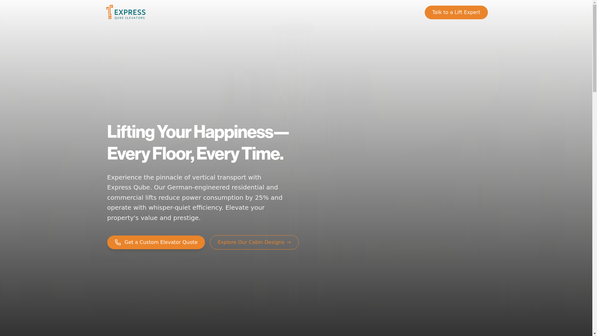 website screenshot of https://express-qube-website-code.pages.dev/