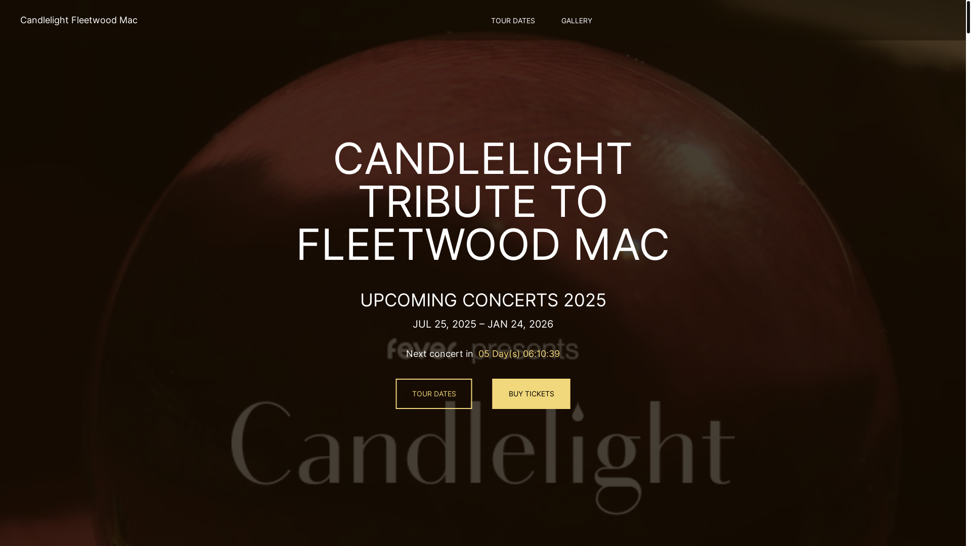 website screenshot of https://candlelightfleetwoodmac-com-github-io.pages.dev/
