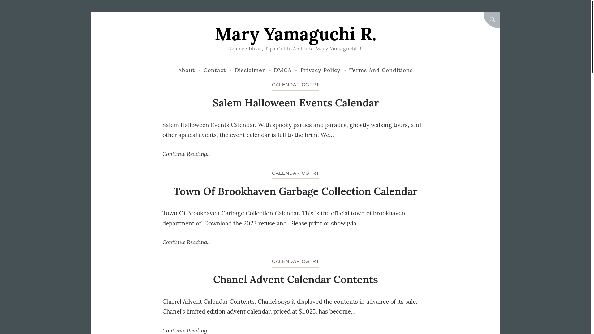 website screenshot of https://maryyamaguchir.pages.dev/