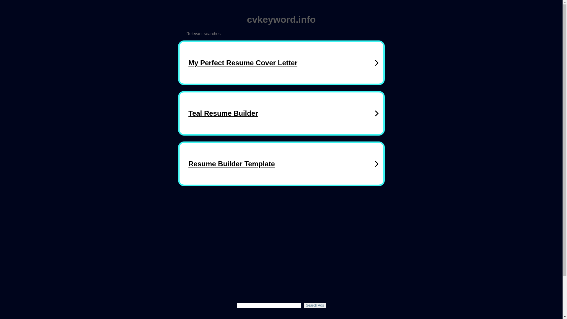 website screenshot of https://cvkeyword.info/
