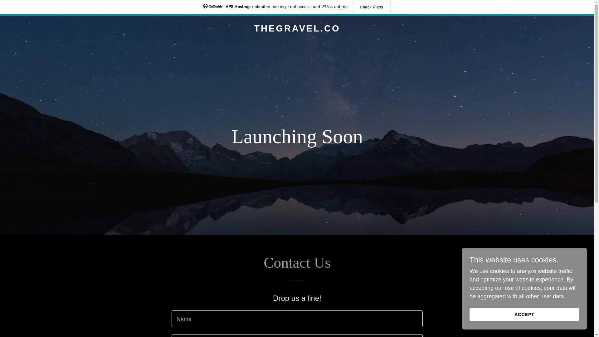website screenshot of https://thegravel.co/