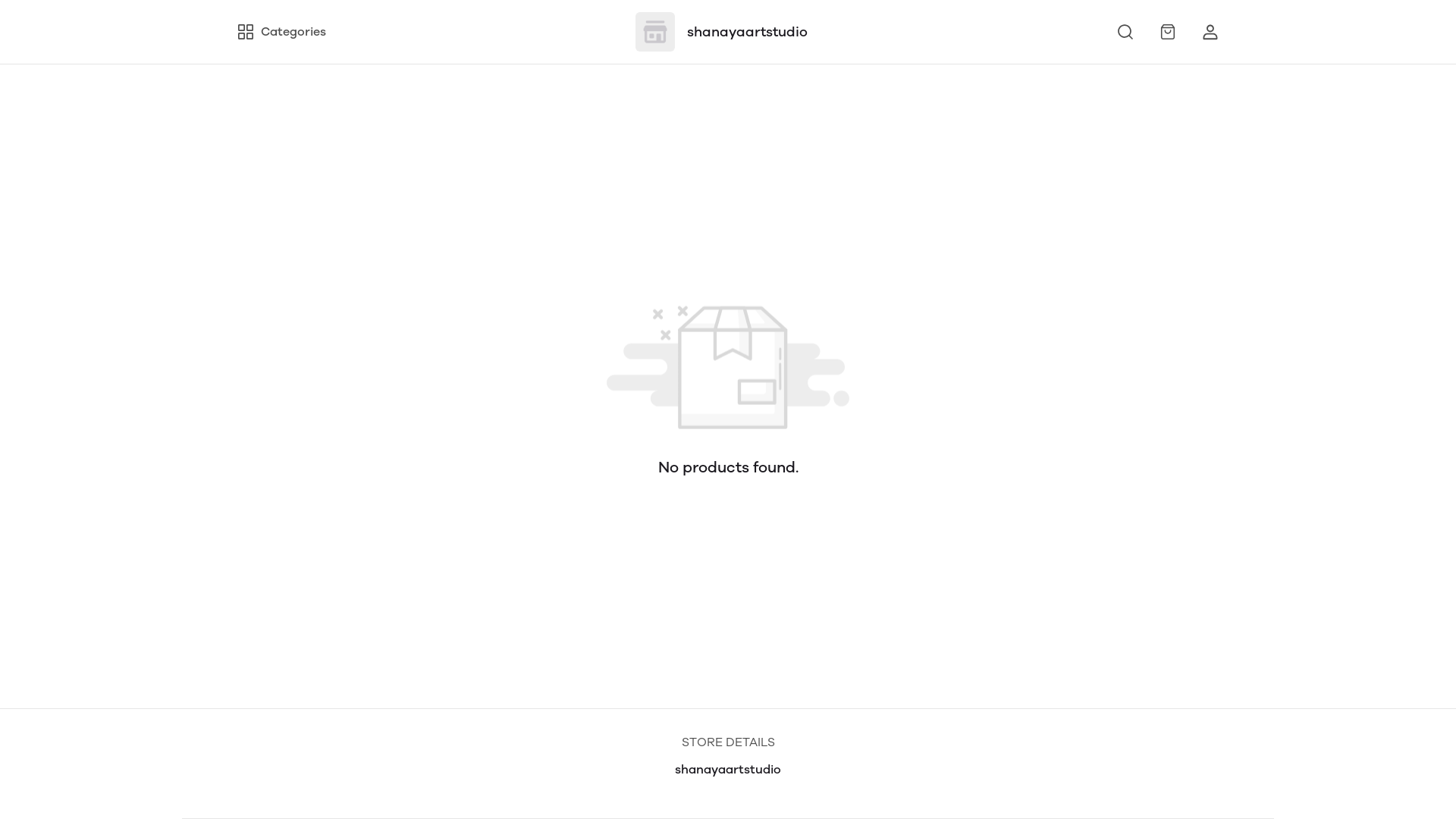 website screenshot of https://shanayaartstudio.in/