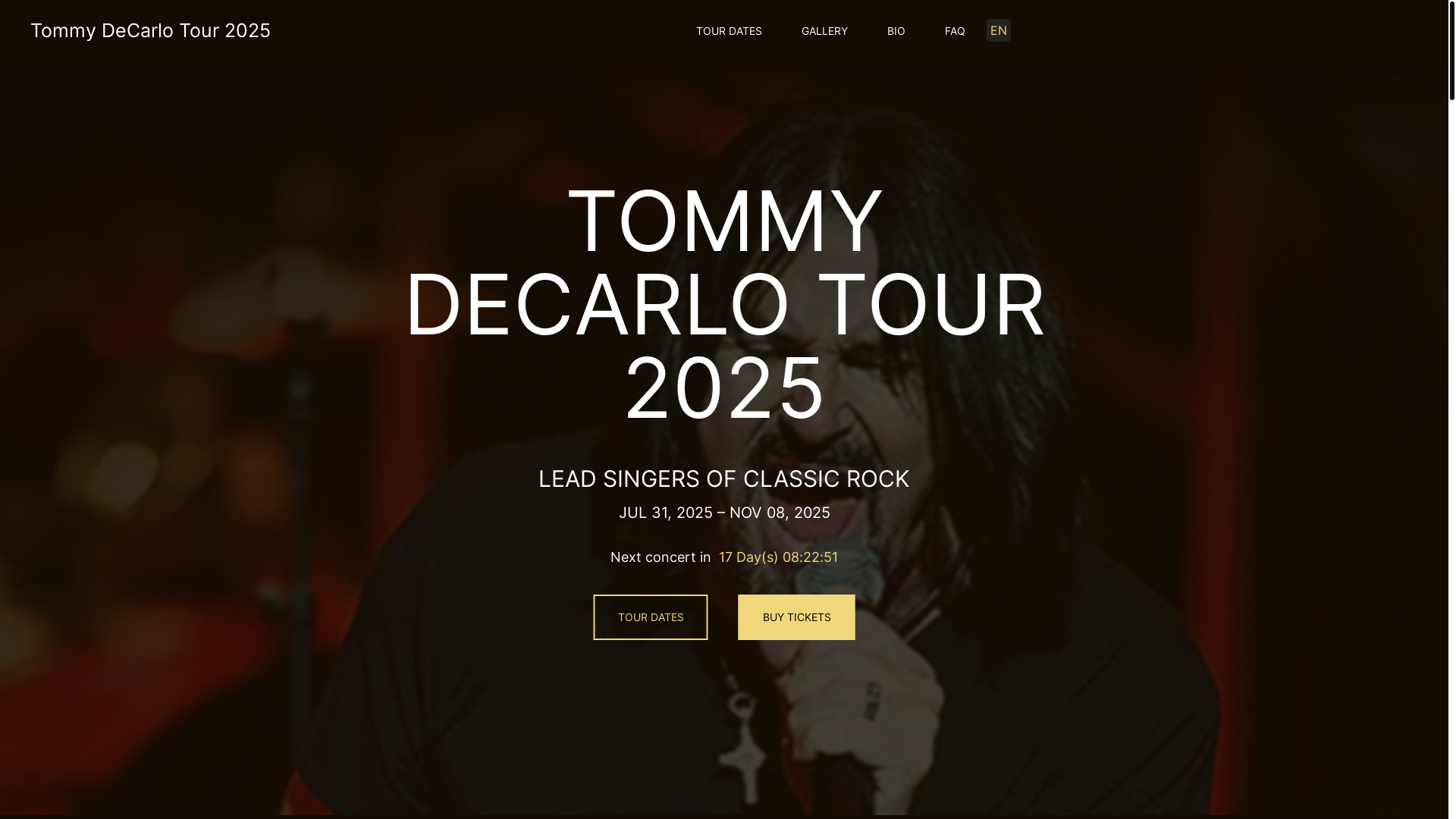 website screenshot of https://tommydecarlotour-com-github-io.pages.dev/