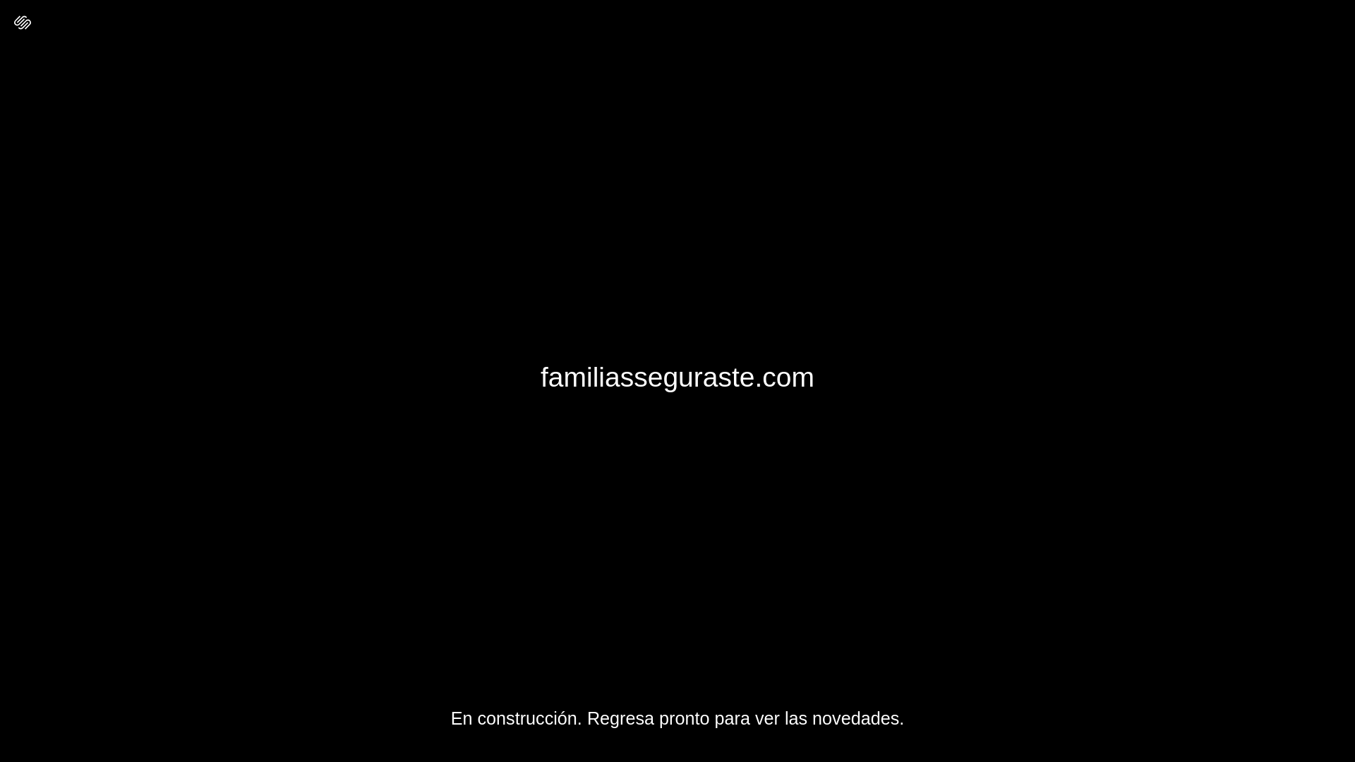 website screenshot of https://familiasseguraste.com/