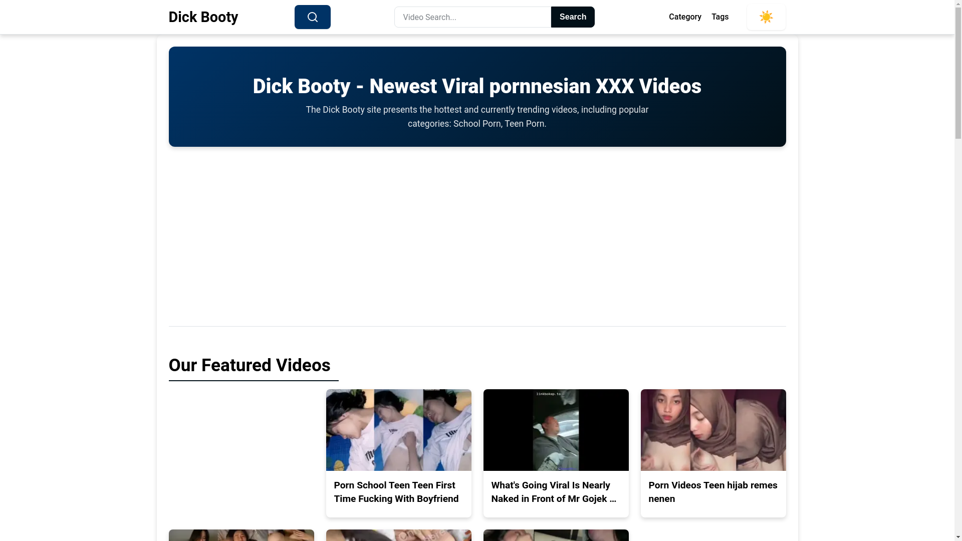 website screenshot of https://dickbooty.pages.dev/