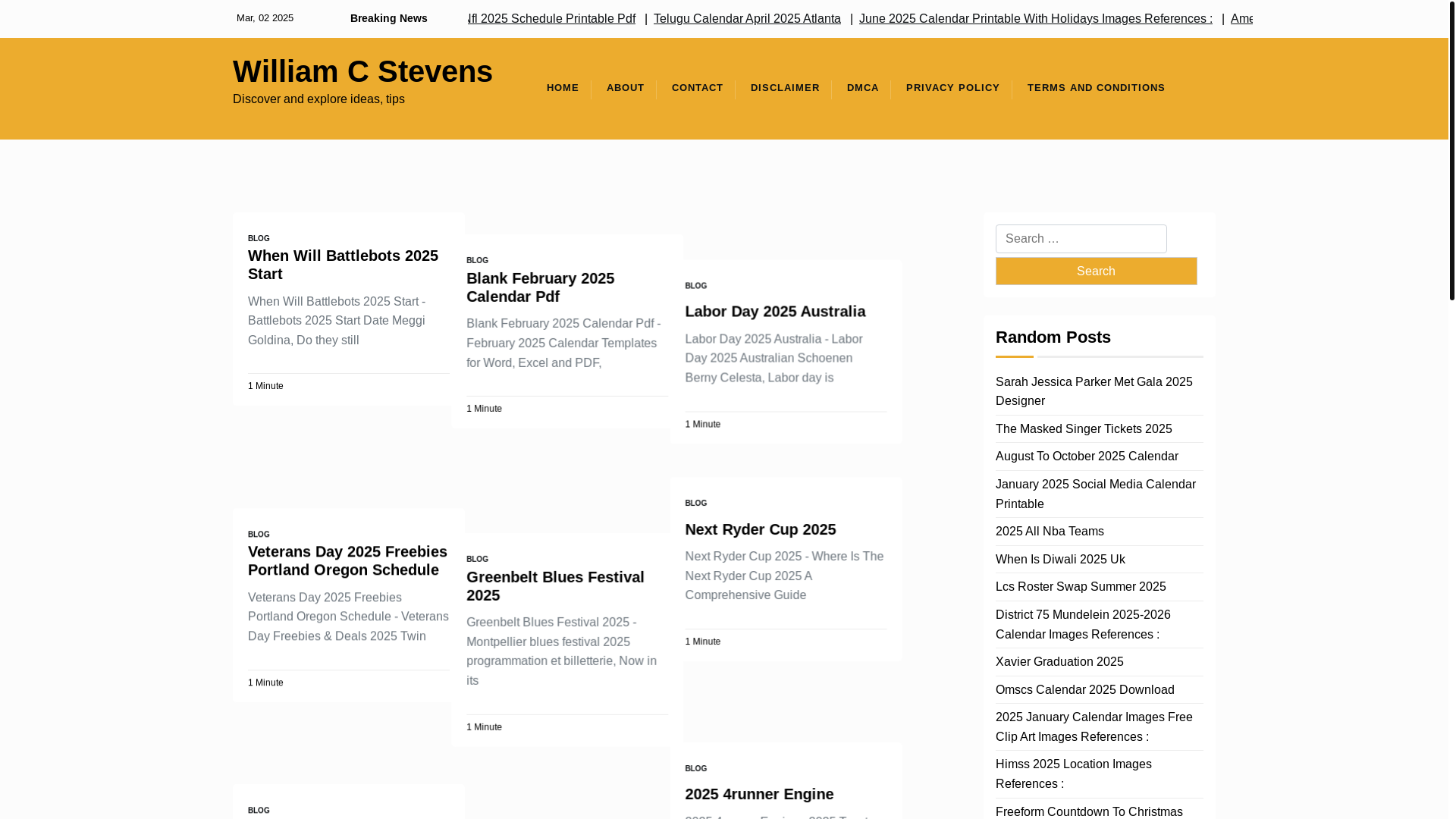 website screenshot of https://williamcstevensj.pages.dev/