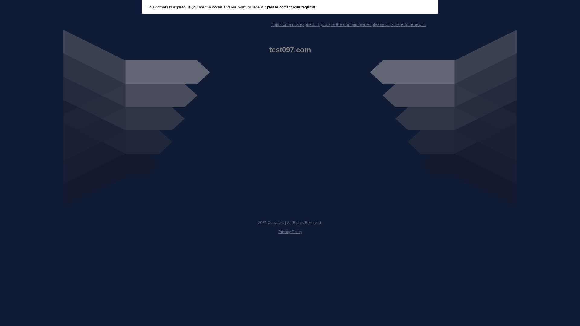 website screenshot of https://test097.com/