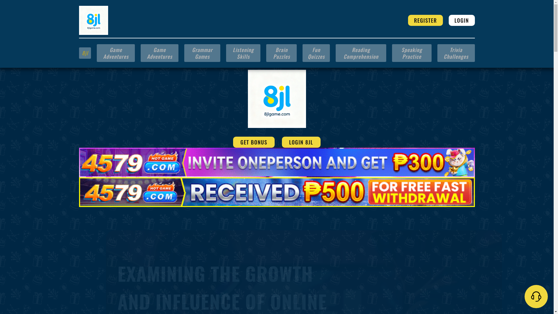 website screenshot of https://8jlgame.com/