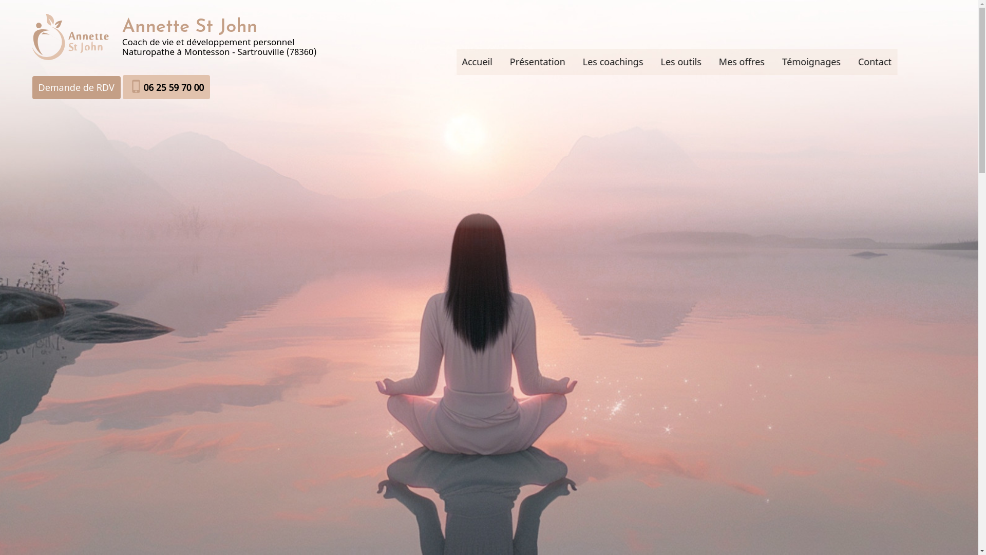 website screenshot of https://annette-st-john.fr/