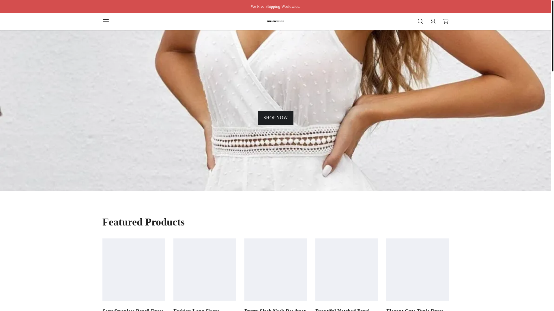 website screenshot of https://nelsonservais.store/