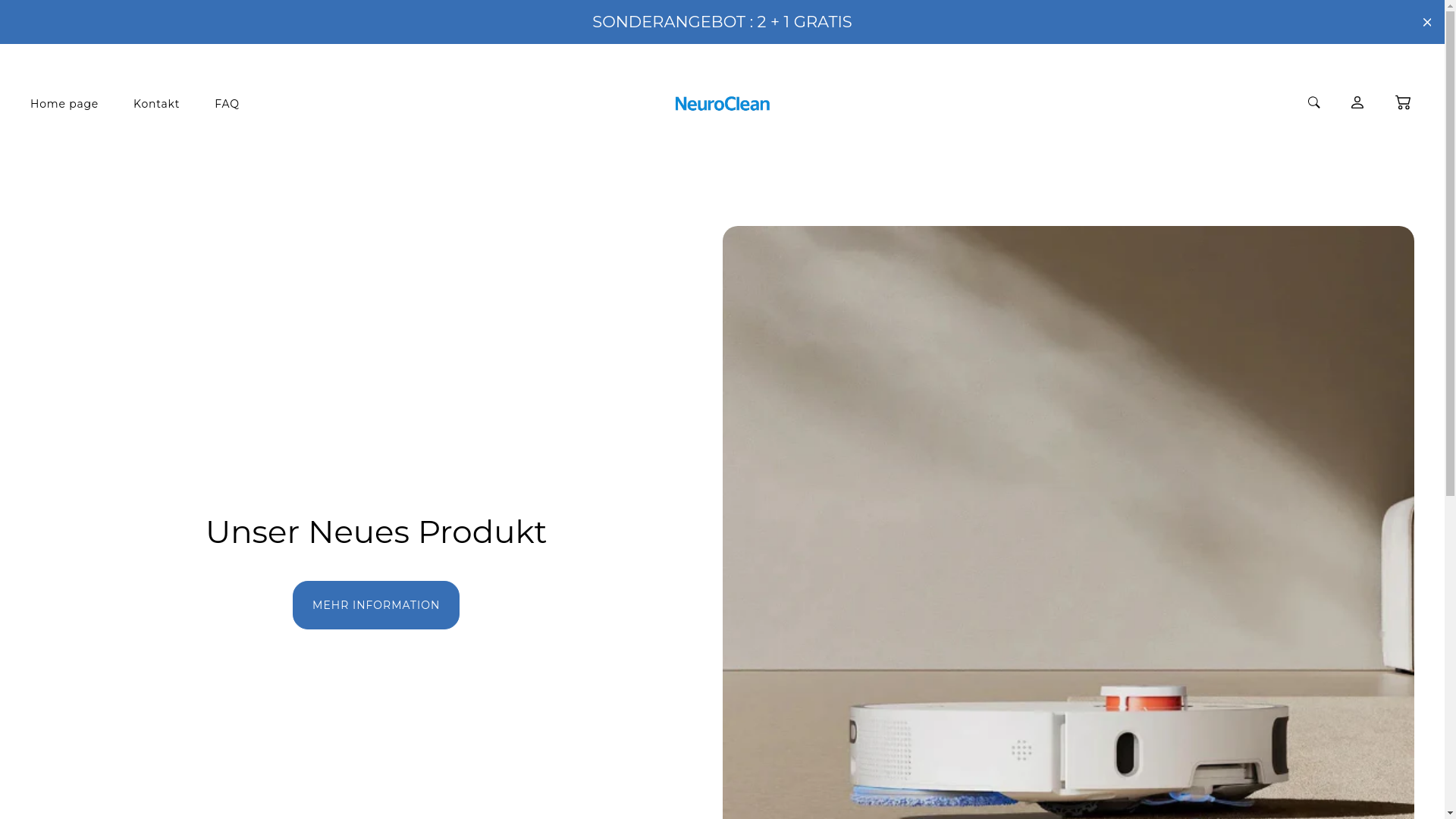 website screenshot of https://neuro-clean.de/
