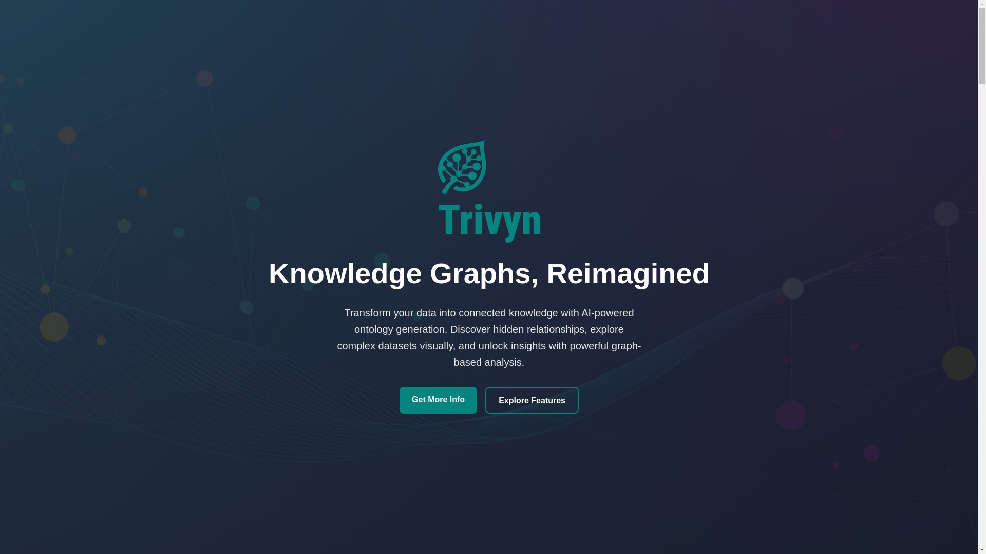 website screenshot of https://trivyn-landing.pages.dev/