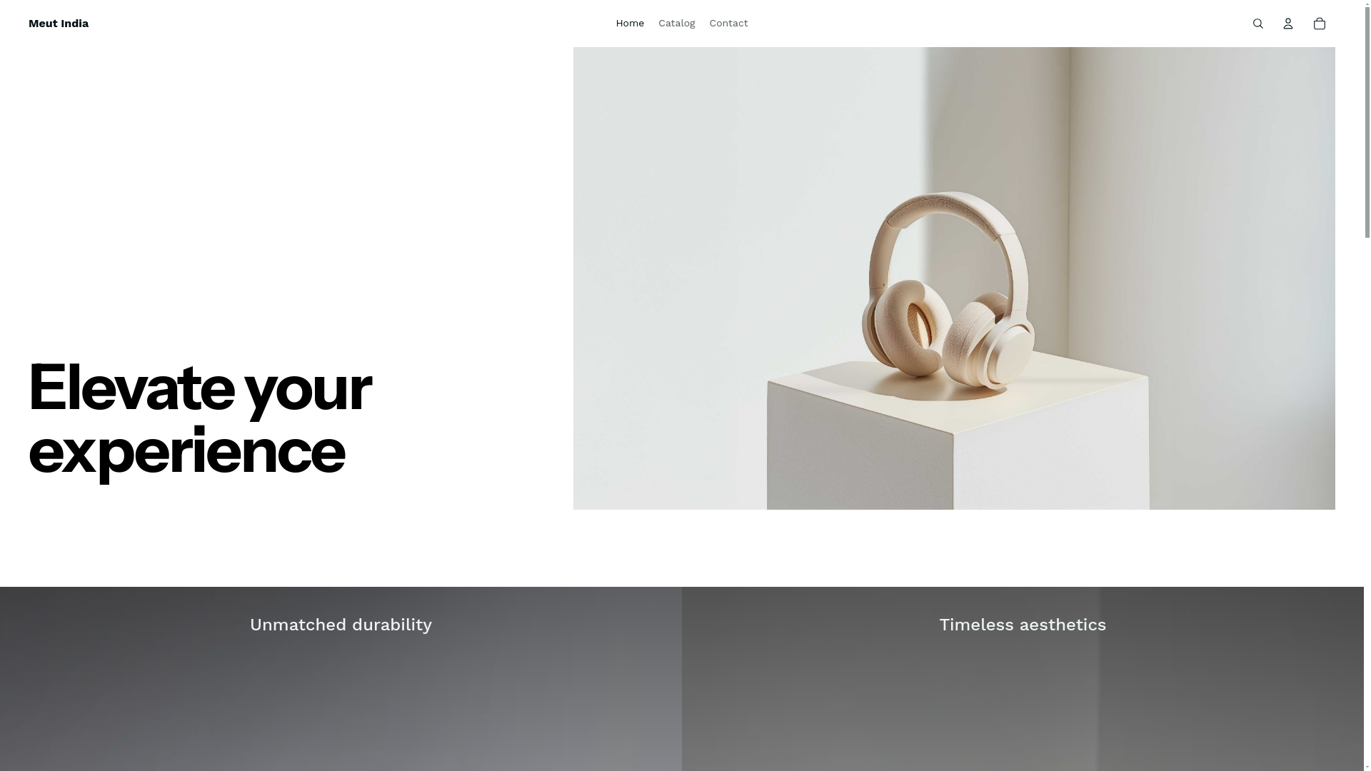 website screenshot of https://playmeut.in/