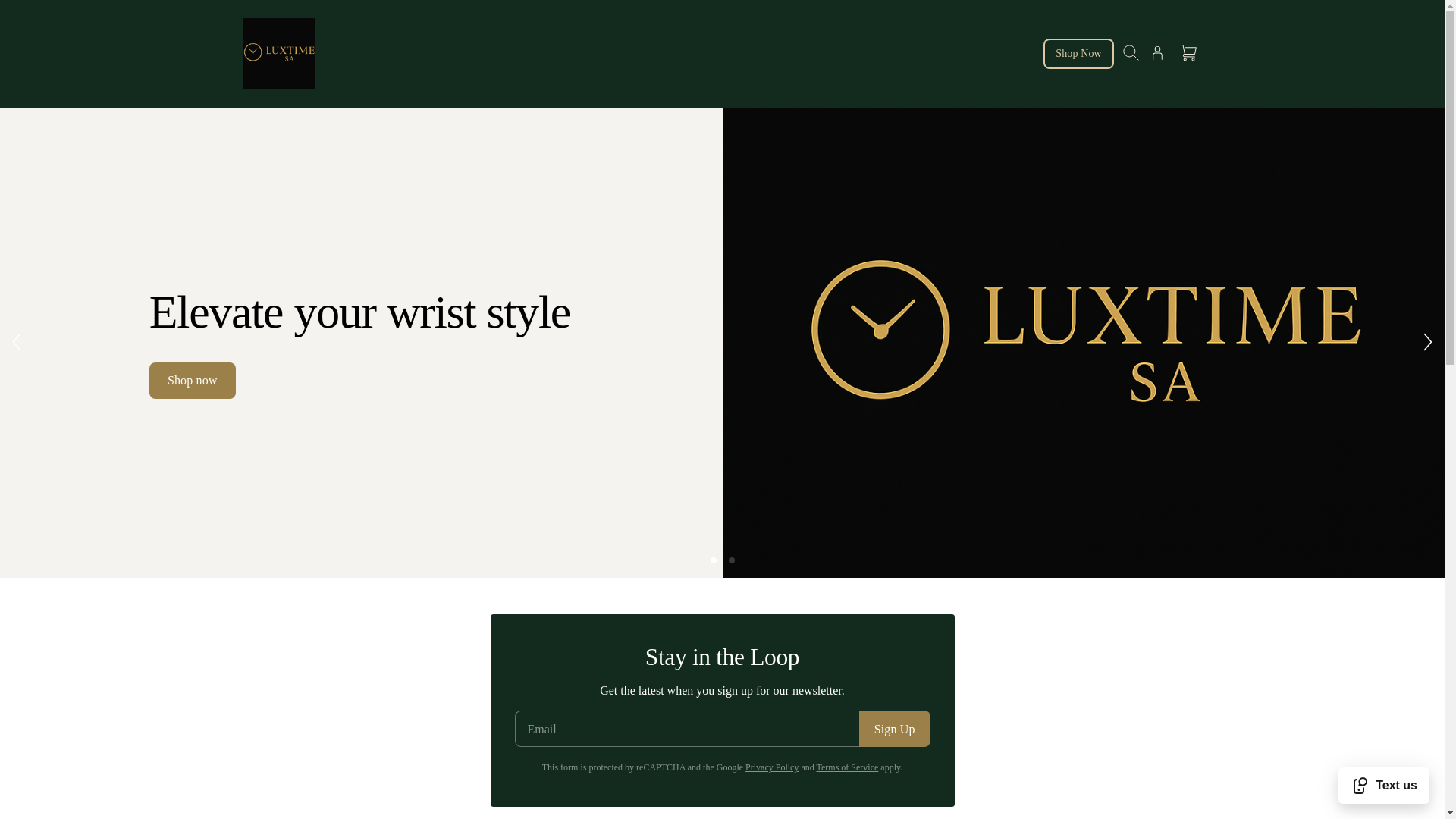 website screenshot of https://luxtimesa.com/