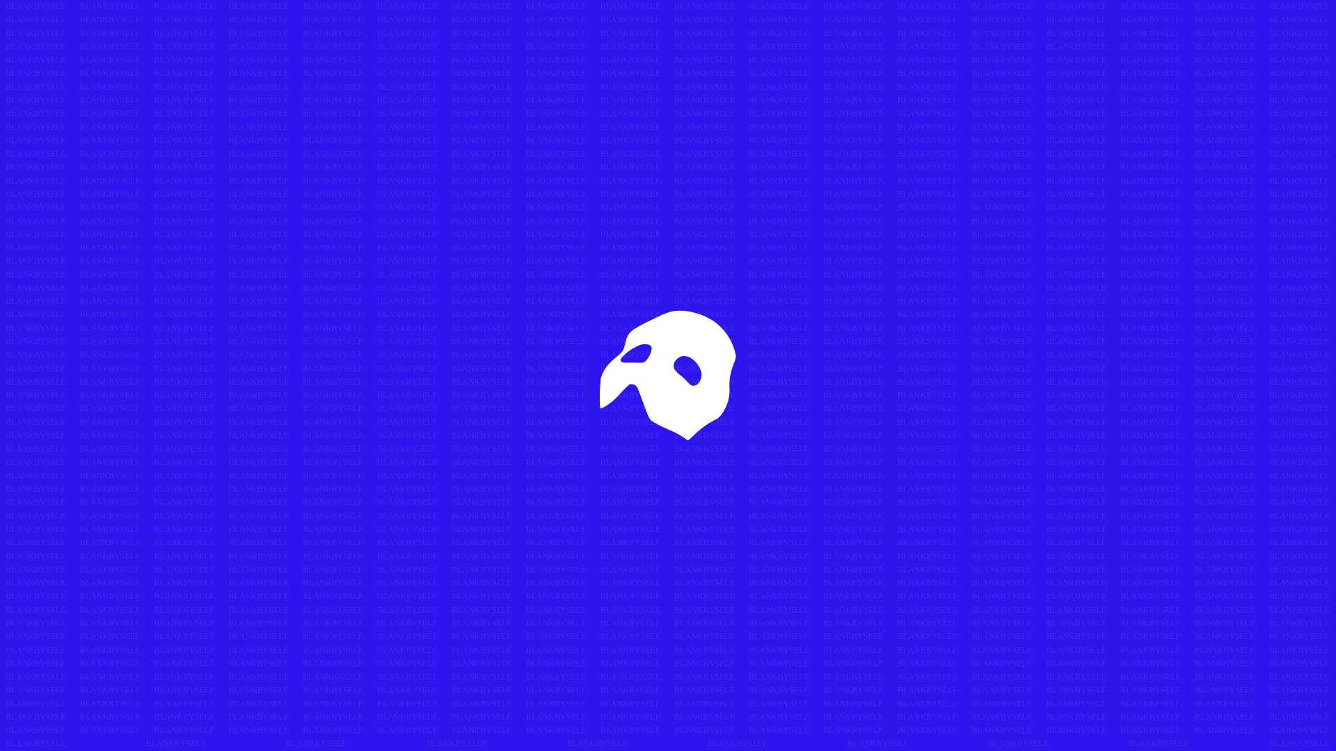 website screenshot of https://blankbyself.com/