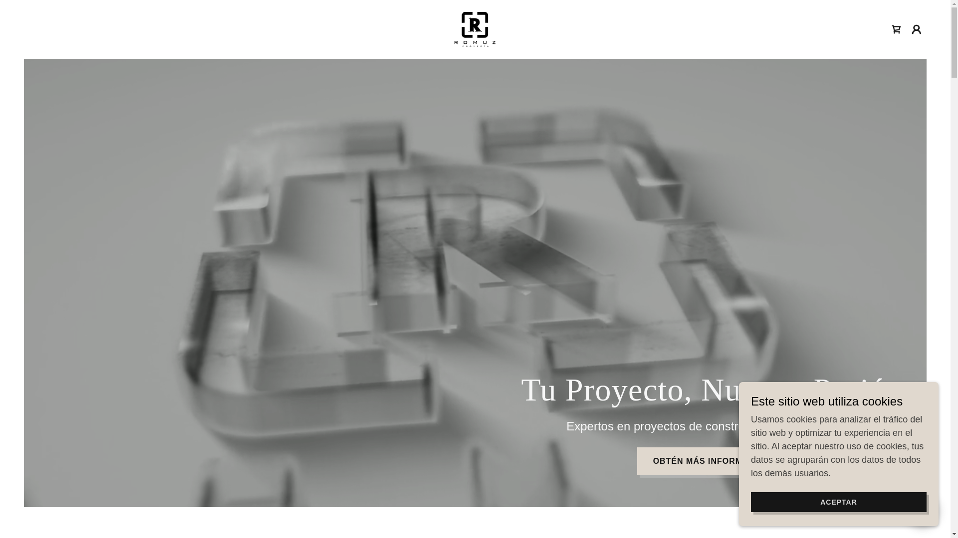 website screenshot of https://romuzproyecta.info/