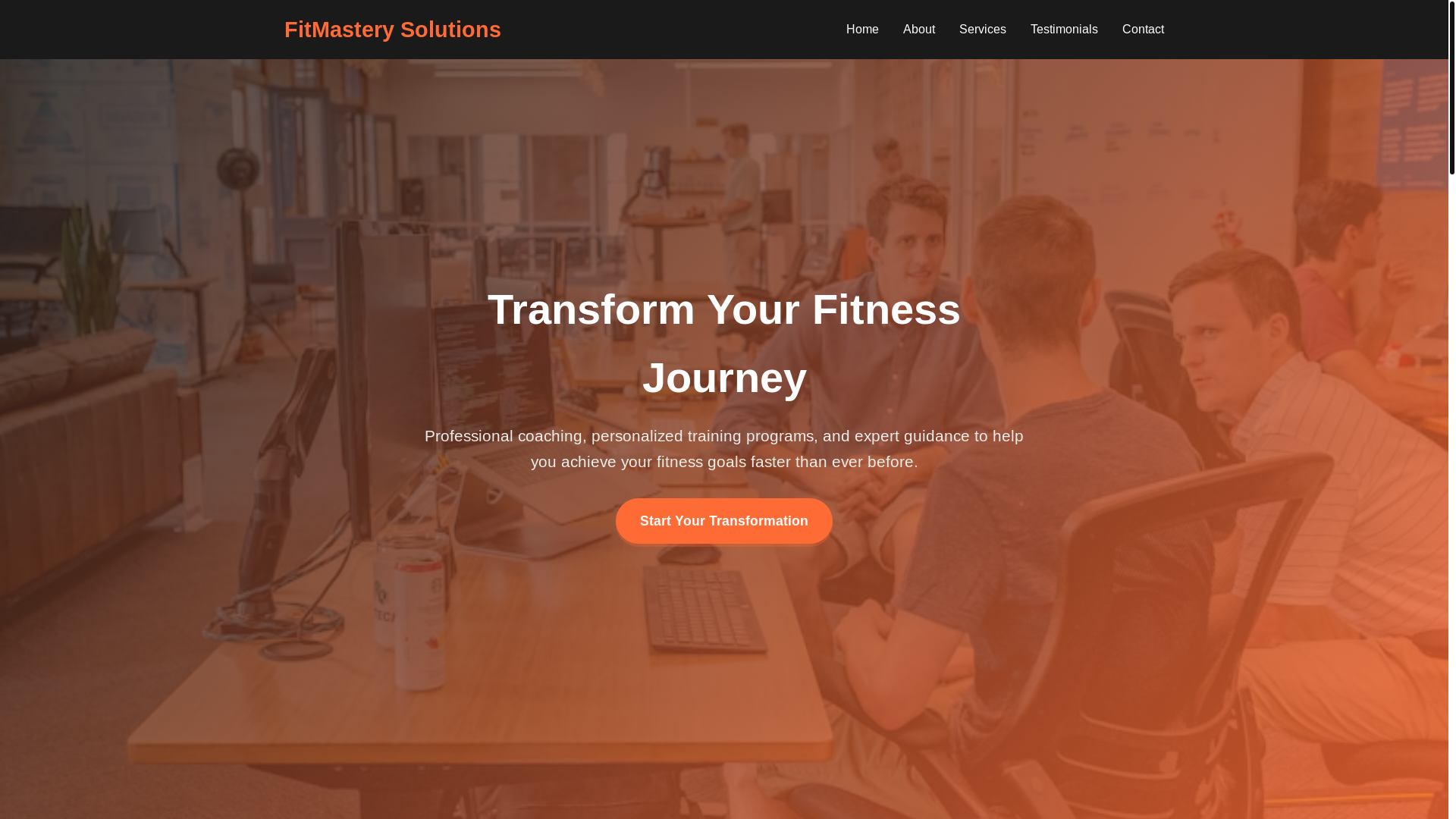 website screenshot of https://fitmasterysolutions.cyou/