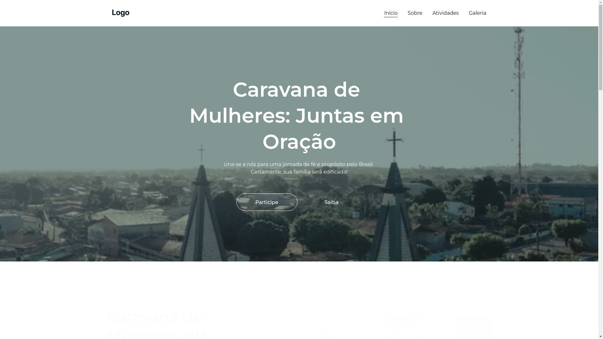 website screenshot of https://caravanademulheresbh.com/