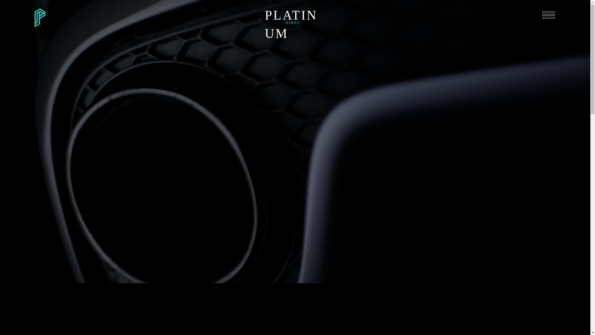 website screenshot of https://platinumhires.com.au/