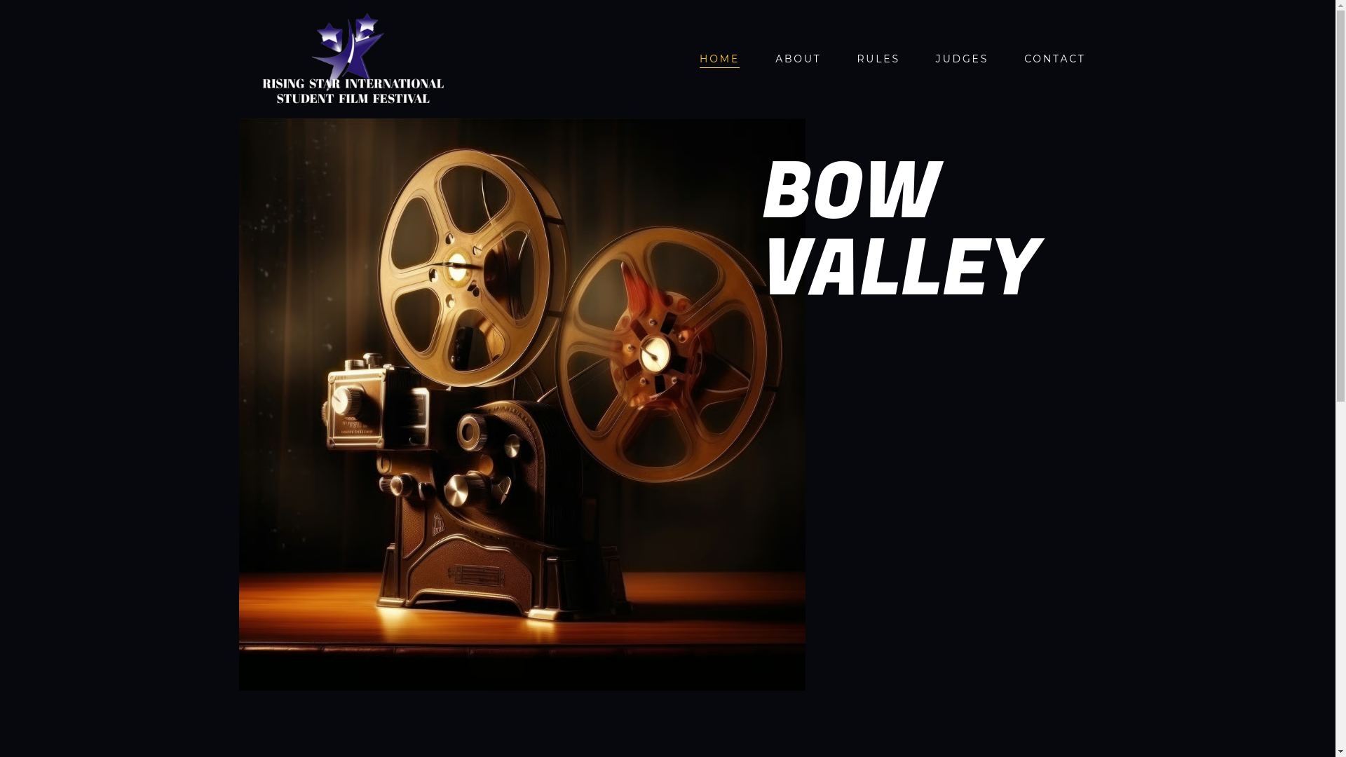 website screenshot of https://risingstarfilmfestival.ca/