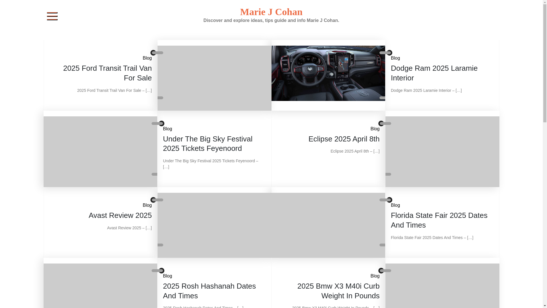 website screenshot of https://mariejcohank.pages.dev/