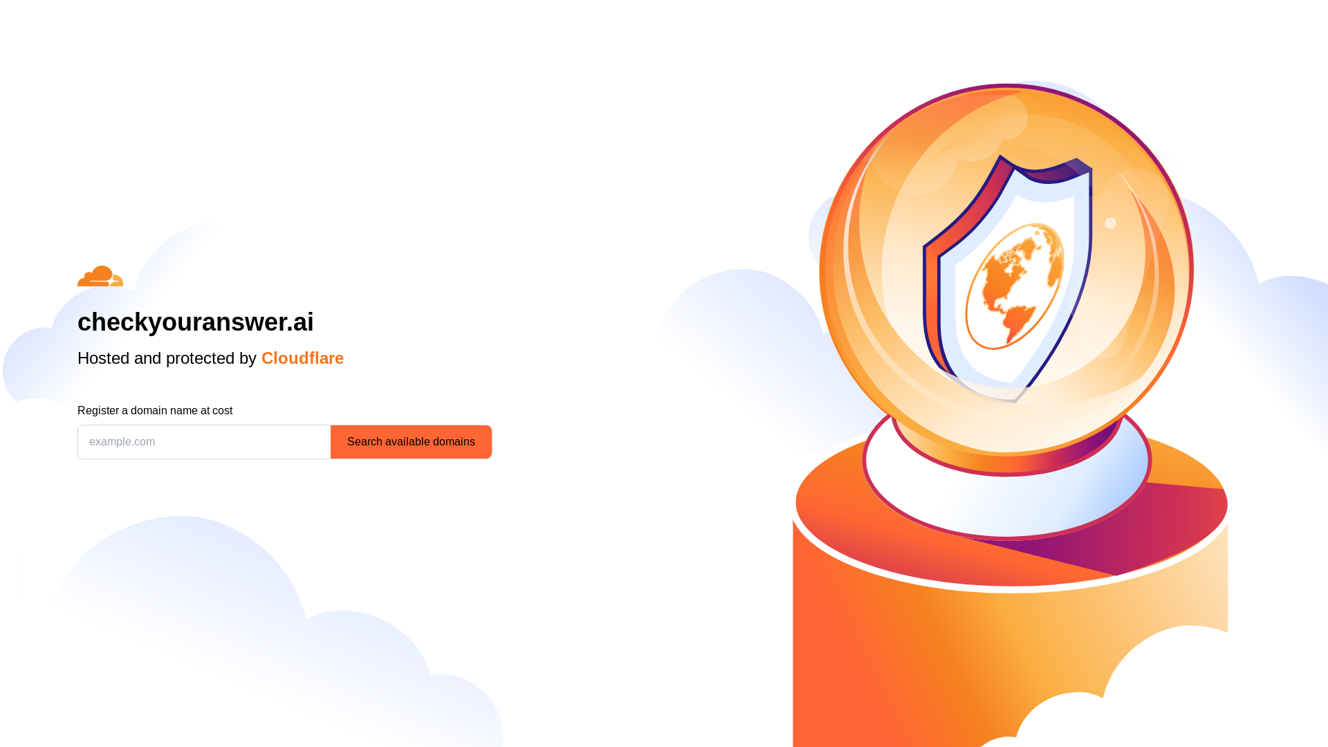 website screenshot of https://checkyouranswer.ai/