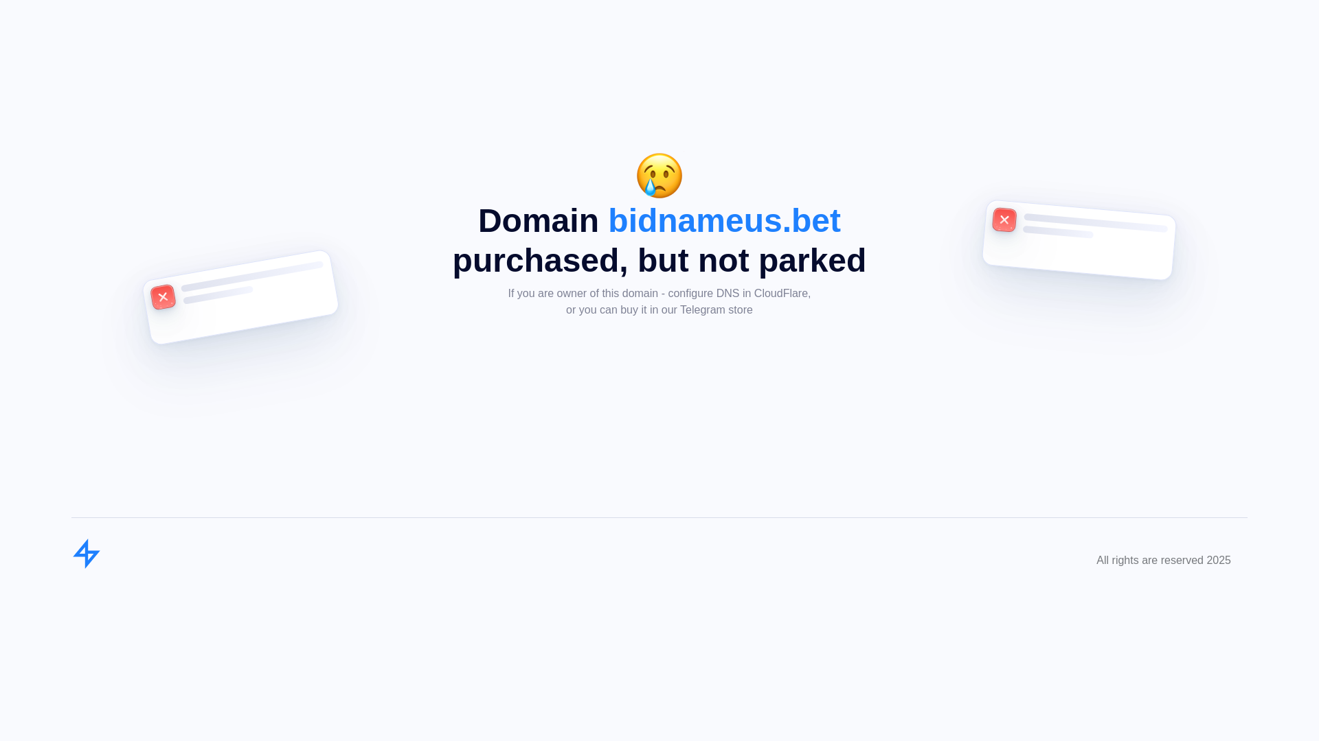 website screenshot of https://bidnameus.bet/
