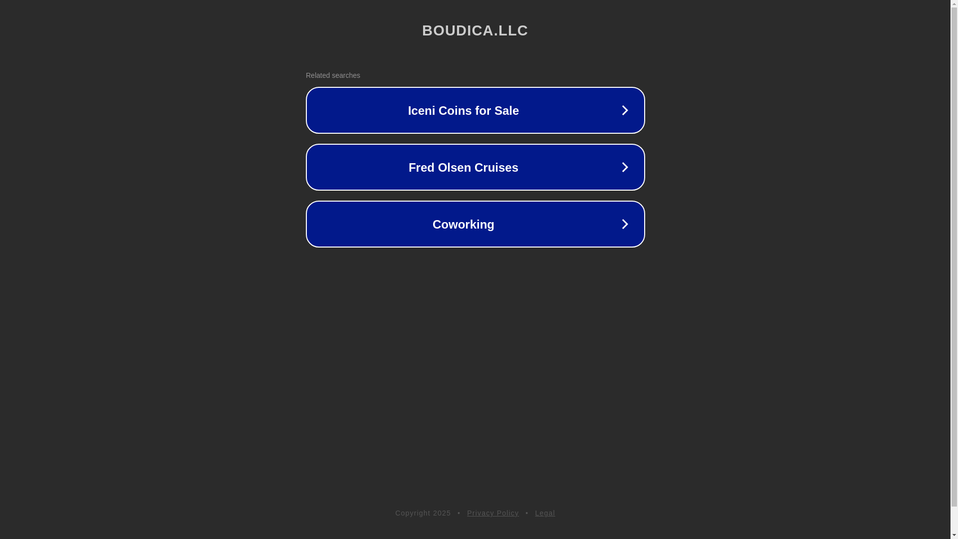 website screenshot of https://boudica.llc/