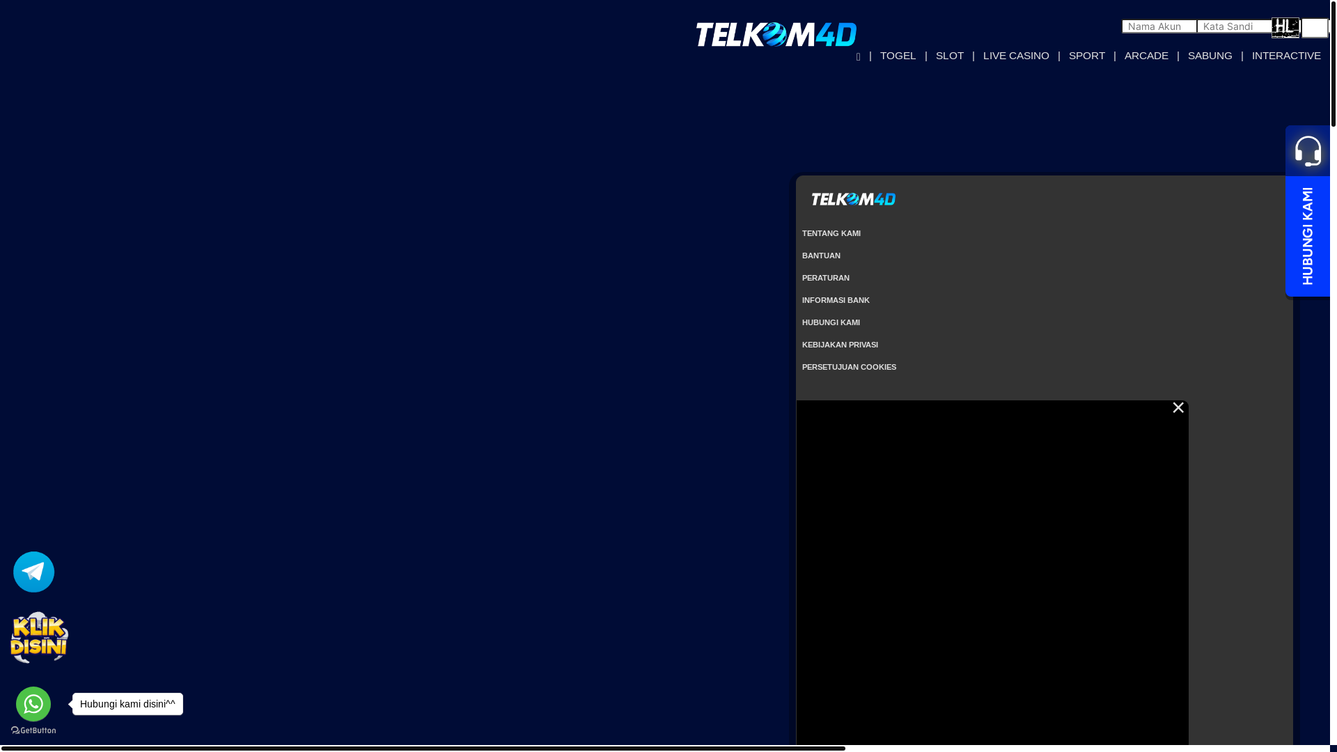website screenshot of https://telkom4dwoke.site/