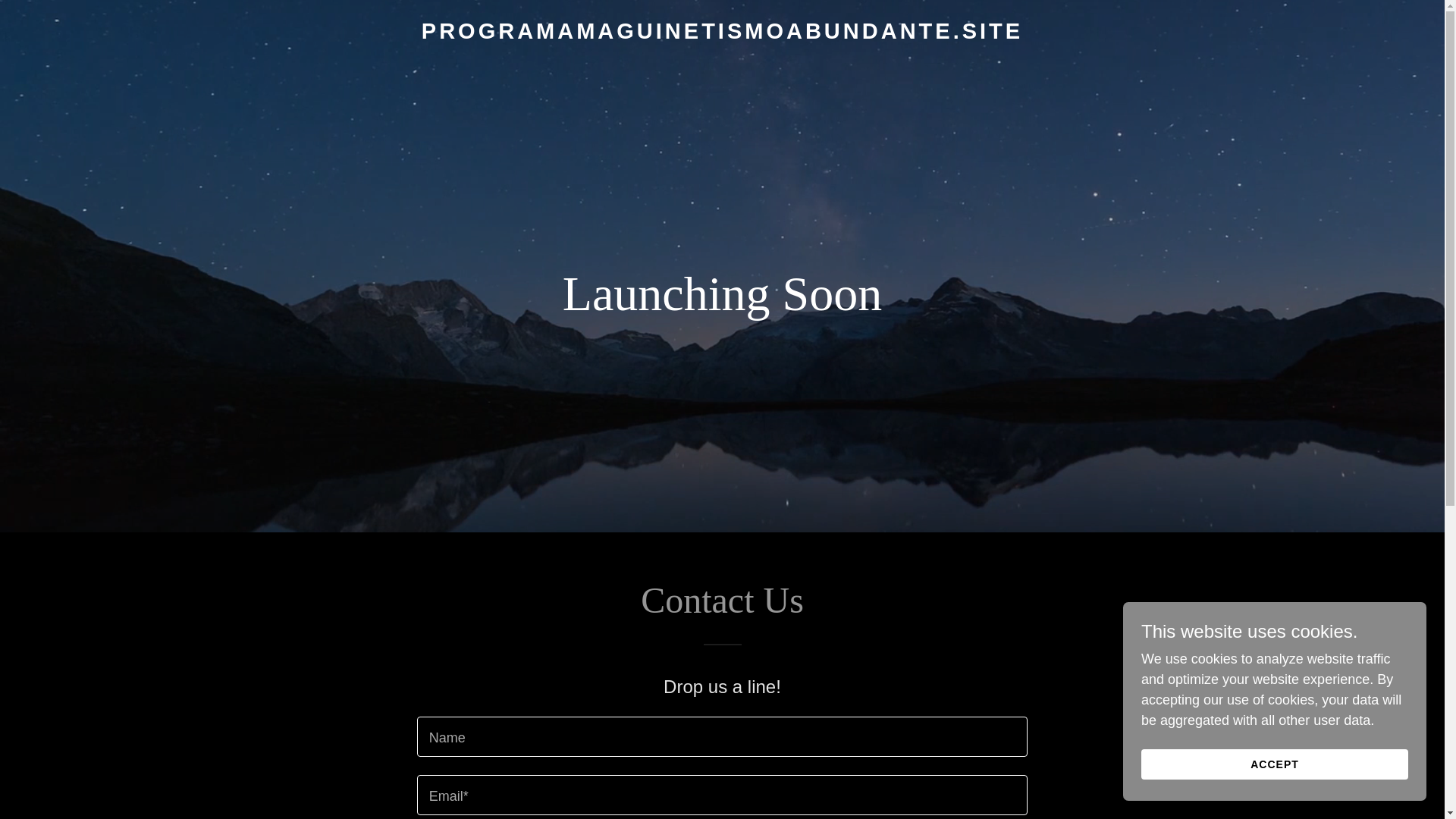 website screenshot of https://programamaguinetismoabundante.site/
