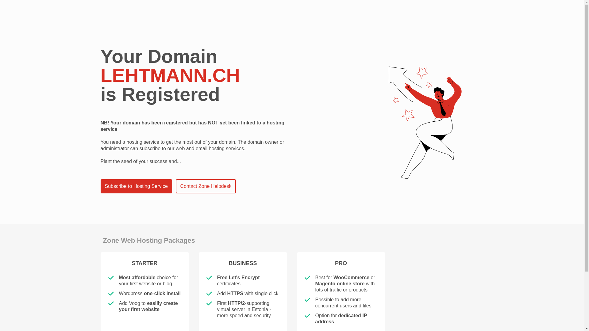 website screenshot of https://lehtmann.ch/
