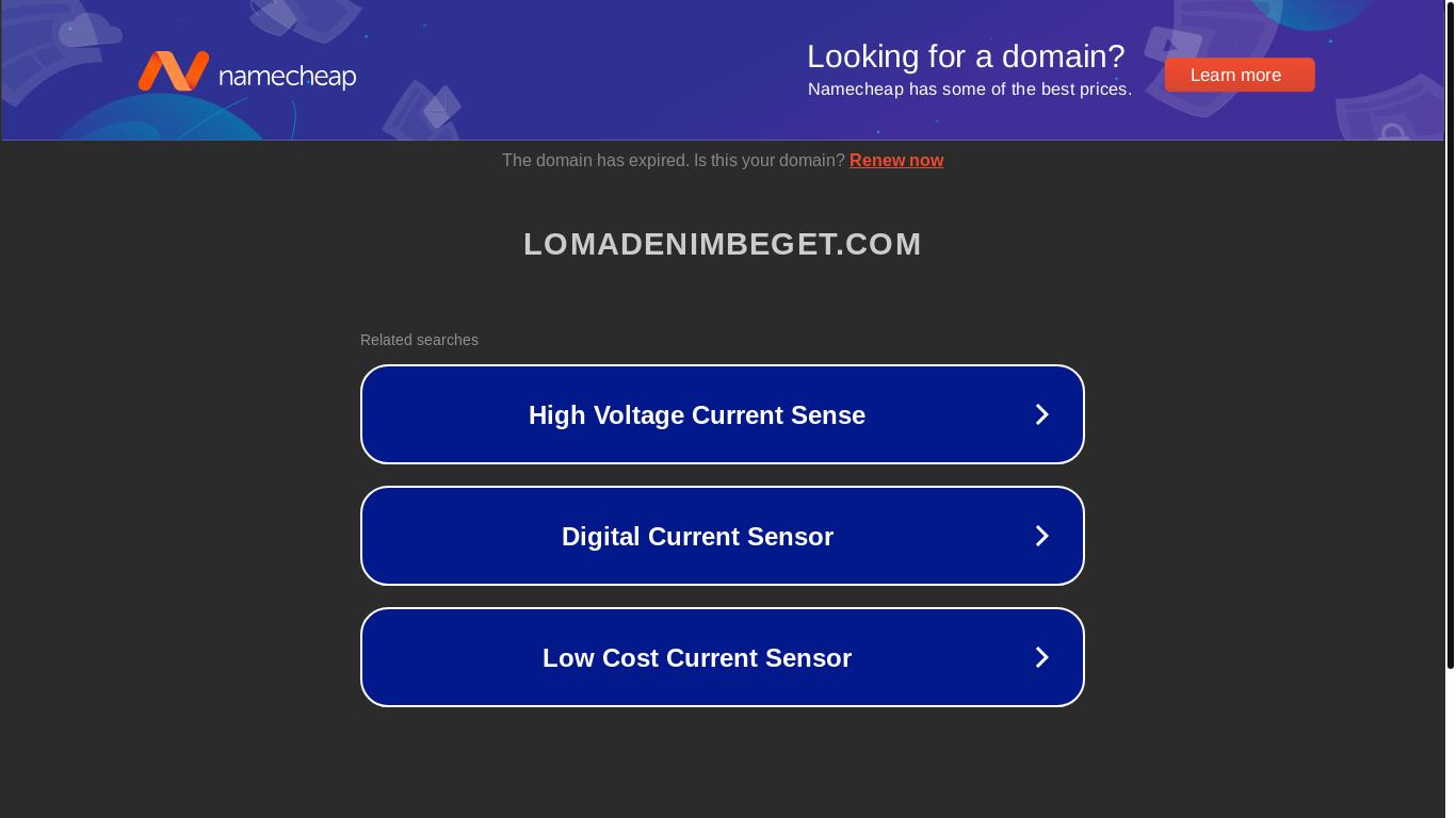 website screenshot of https://lomadenimbeget.com/